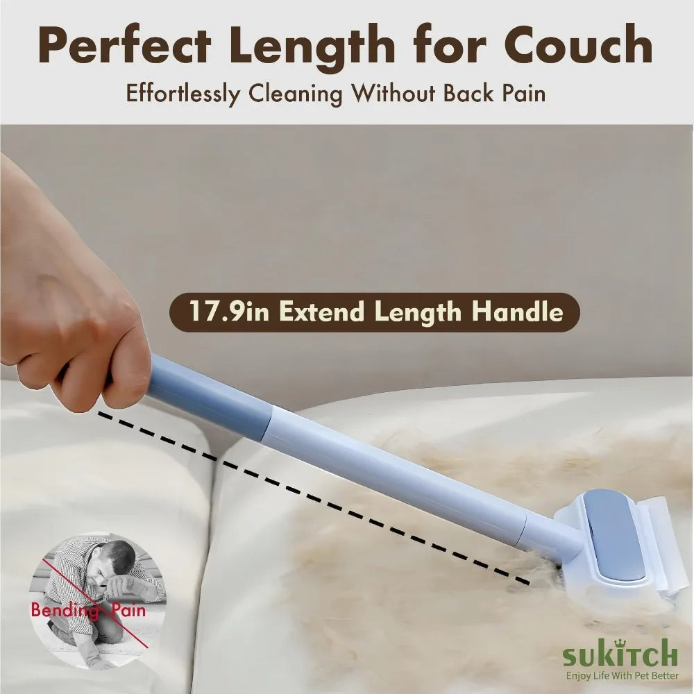 Pet Hair Grooming Tool Dog and Cat Hair Remover Couch Carpet Furniture Multifunctional Pet Hair Removal Broom Reusable Washable