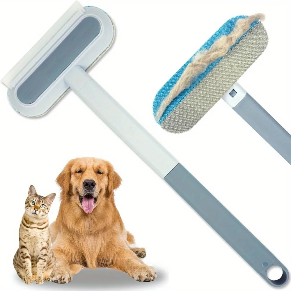 Pet Hair Grooming Tool Dog and Cat Hair Remover Couch Carpet Furniture Multifunctional Pet Hair Removal Broom Reusable Washable